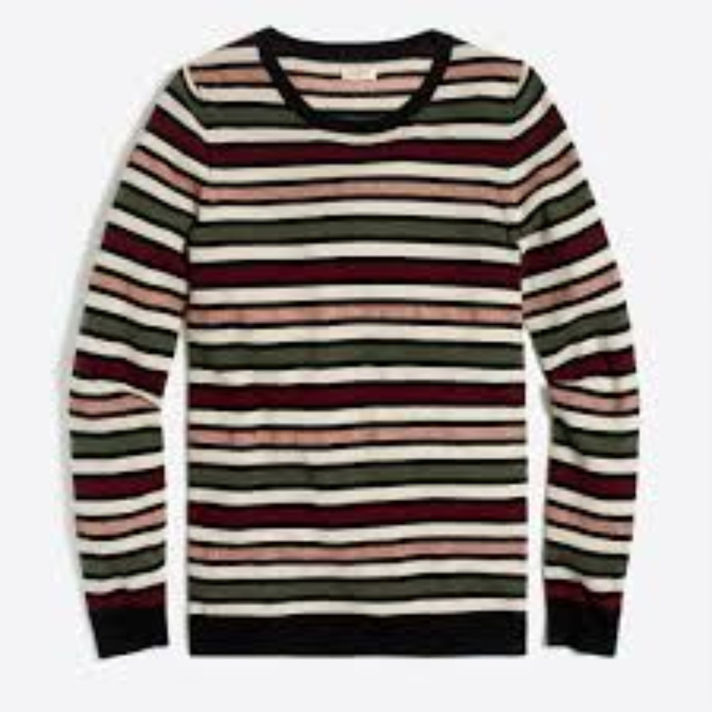 Lurex Stripe Teddie Sweater